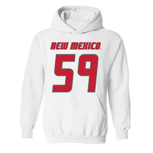 New Mexico - NCAA Football : Kaden Robnett - Classic Shersey Hooded Sweatshirt-0