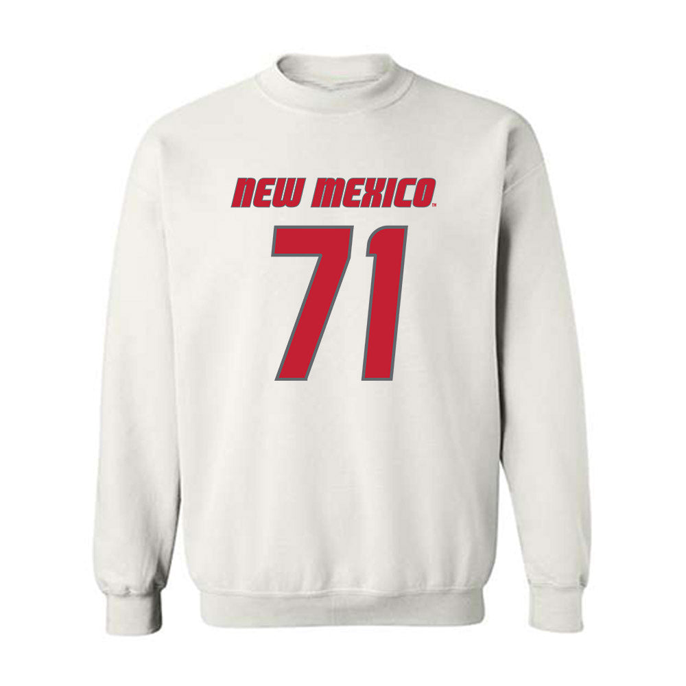 New Mexico - NCAA Football : Travis Gray - Classic Shersey Crewneck Sweatshirt-0