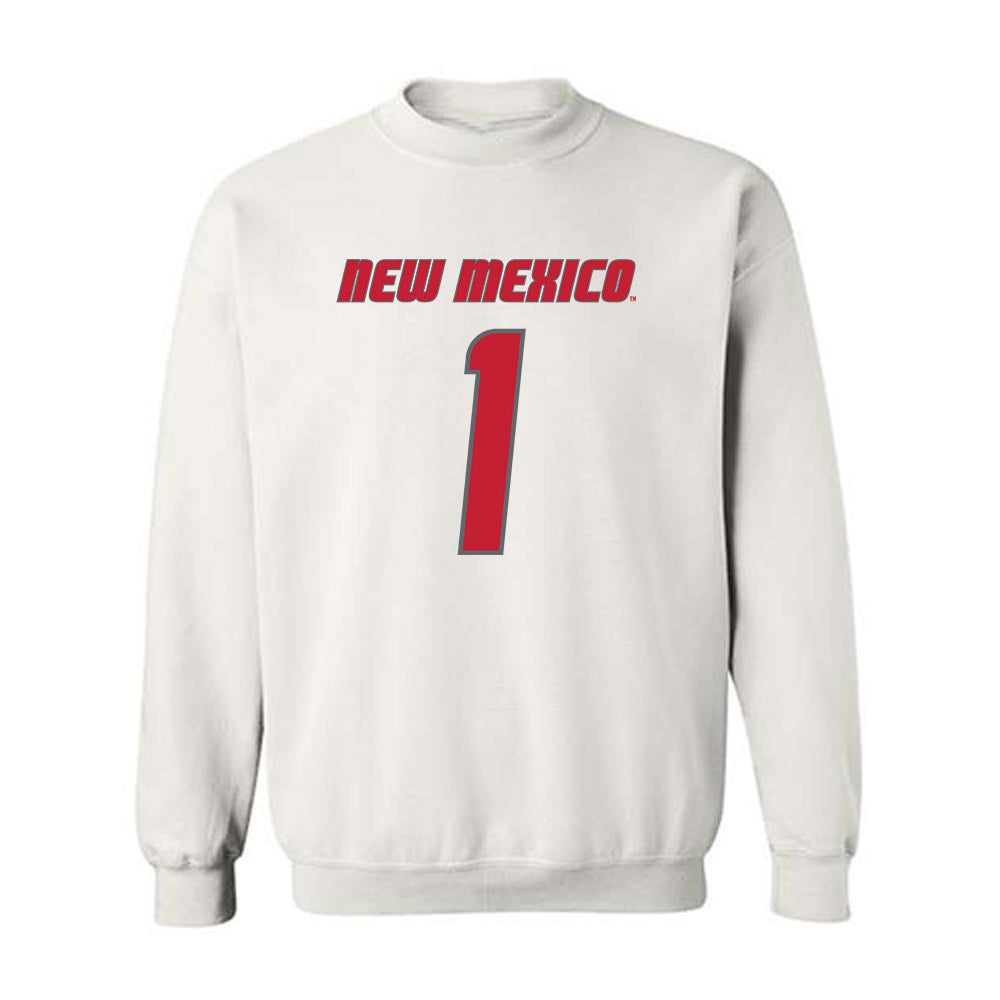 New Mexico - NCAA Football : Keyshawn James-Newby - Classic Shersey Crewneck Sweatshirt-0
