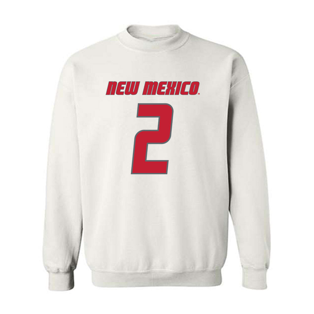 New Mexico - NCAA Football : Abraham Williams - Classic Shersey Crewneck Sweatshirt-0