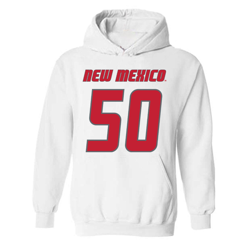 New Mexico - NCAA Football : Isaiah Sillemon - Classic Shersey Hooded Sweatshirt-0