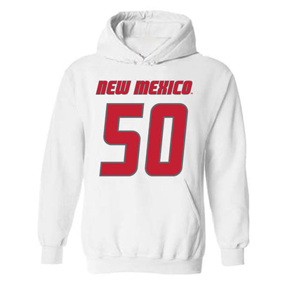 New Mexico - NCAA Football : Isaiah Sillemon - Classic Shersey Hooded Sweatshirt-0