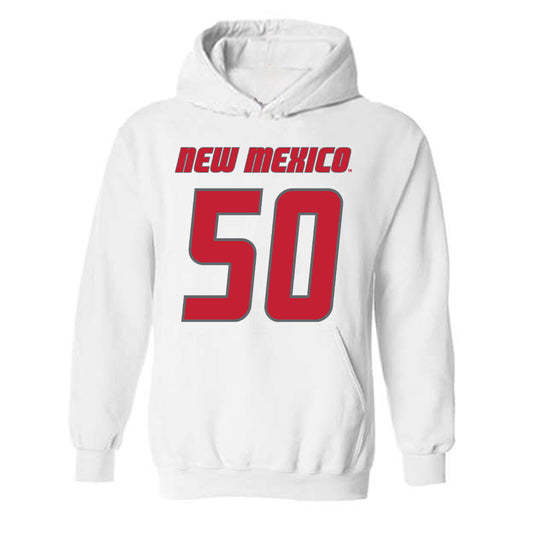New Mexico - NCAA Football : Isaiah Sillemon - Classic Shersey Hooded Sweatshirt-0