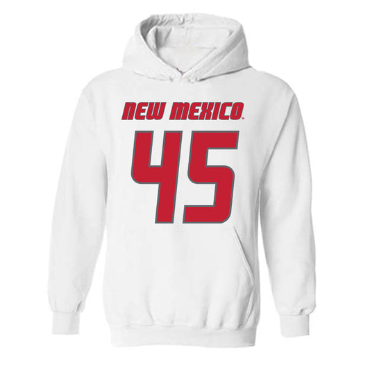 New Mexico - NCAA Football : Brett Karhu - Classic Shersey Hooded Sweatshirt-0