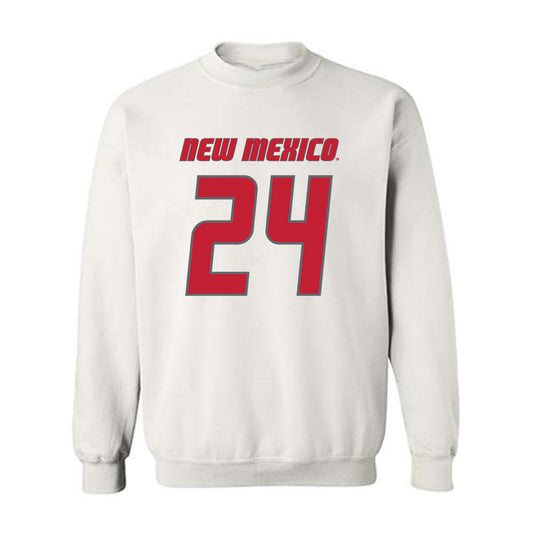 New Mexico - NCAA Football : Bear Levells - Classic Shersey Crewneck Sweatshirt-0
