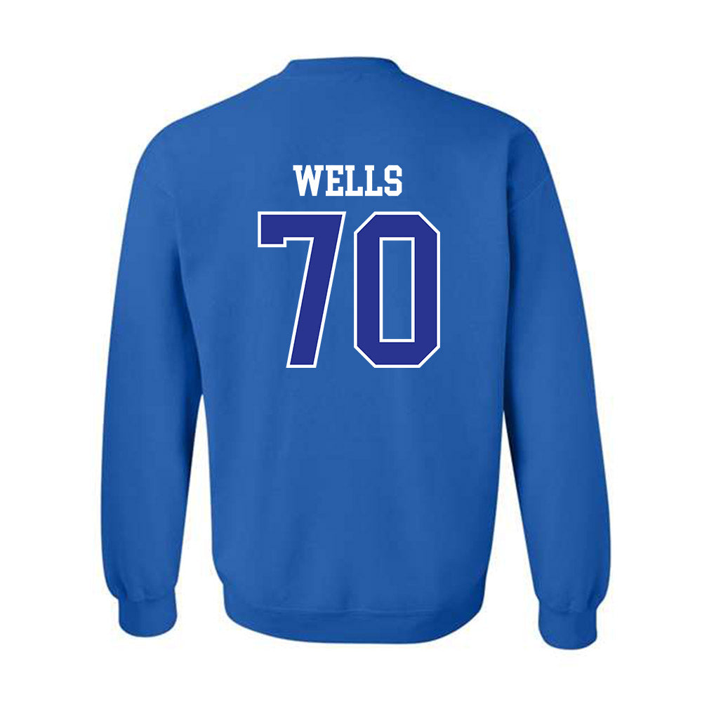Westfield State - NCAA Football : Chandise Wells - Classic Shersey Crewneck Sweatshirt-1
