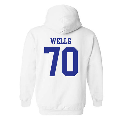 Westfield State - NCAA Football : Chandise Wells - Classic Shersey Hooded Sweatshirt-1