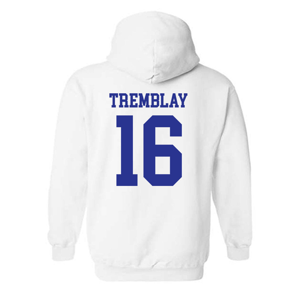 Westfield State - NCAA Men's Ice Hockey : Xavier Tremblay - Classic Shersey Hooded Sweatshirt-1