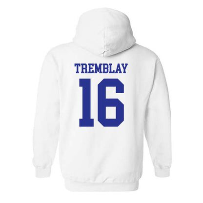 Westfield State - NCAA Men's Ice Hockey : Xavier Tremblay - Classic Shersey Hooded Sweatshirt-1