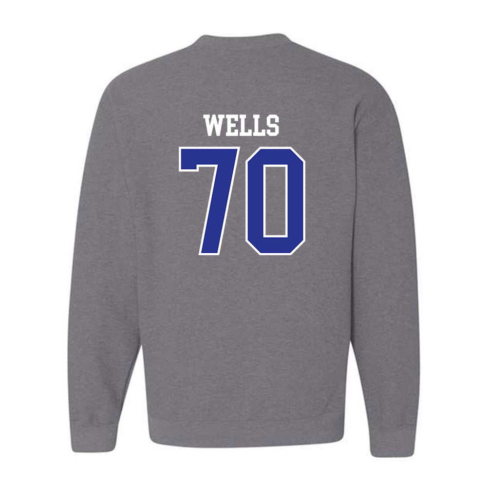Westfield State - NCAA Football : Chandise Wells - Classic Shersey Crewneck Sweatshirt-1