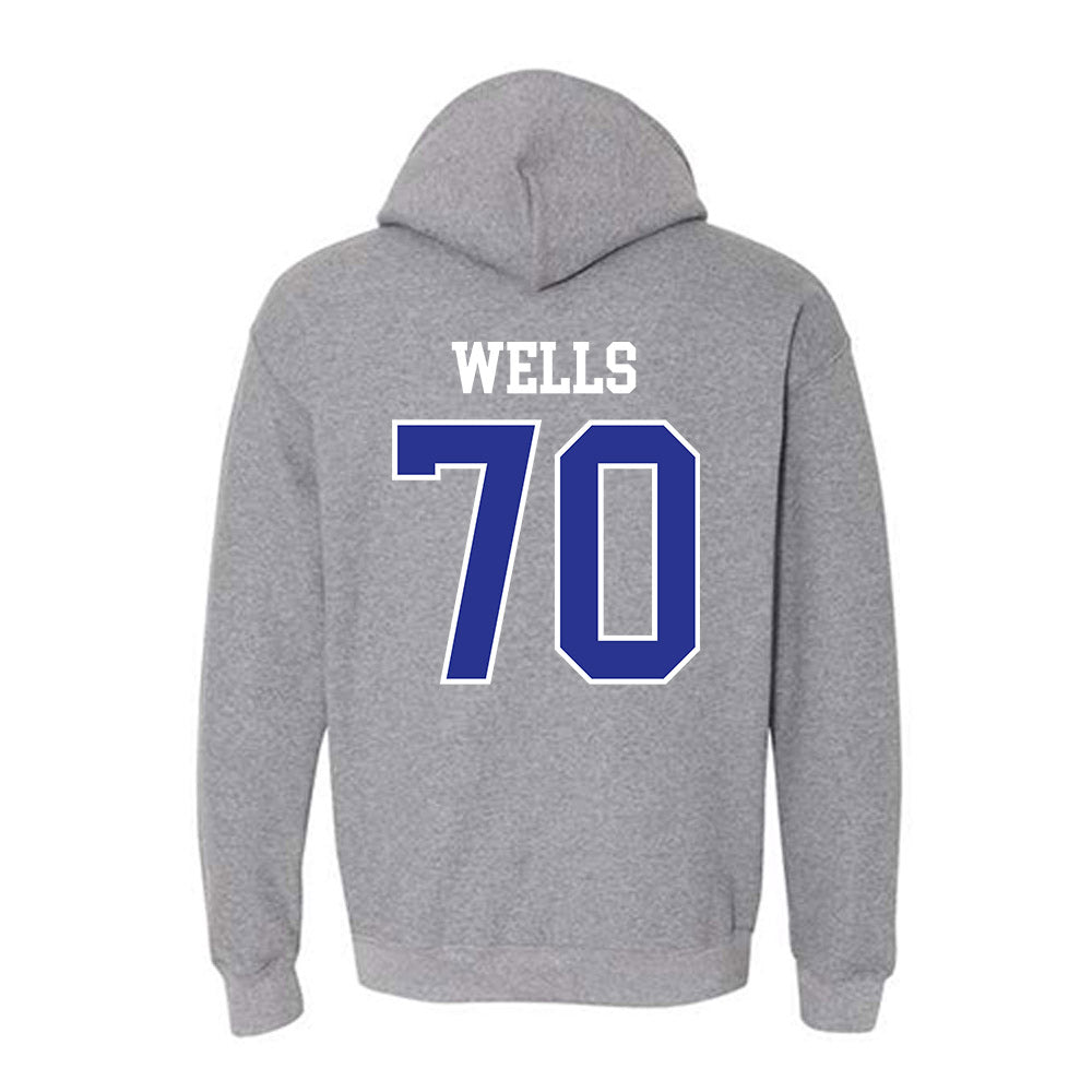 Westfield State - NCAA Football : Chandise Wells - Classic Shersey Hooded Sweatshirt-1