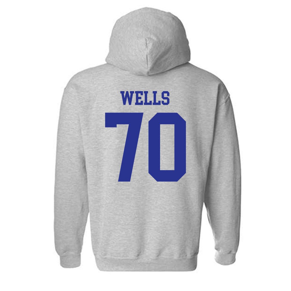 Westfield State - NCAA Football : Chandise Wells - Classic Shersey Hooded Sweatshirt-1
