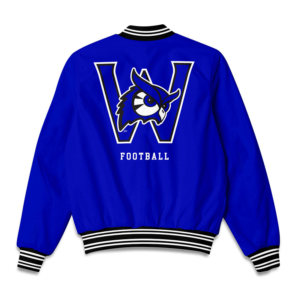 Westfield State - NCAA Football : Charles Ohlson - Bomber Jacket-1