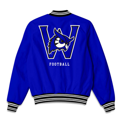 Westfield State - NCAA Football : Jonathan Balde - Bomber Jacket-1