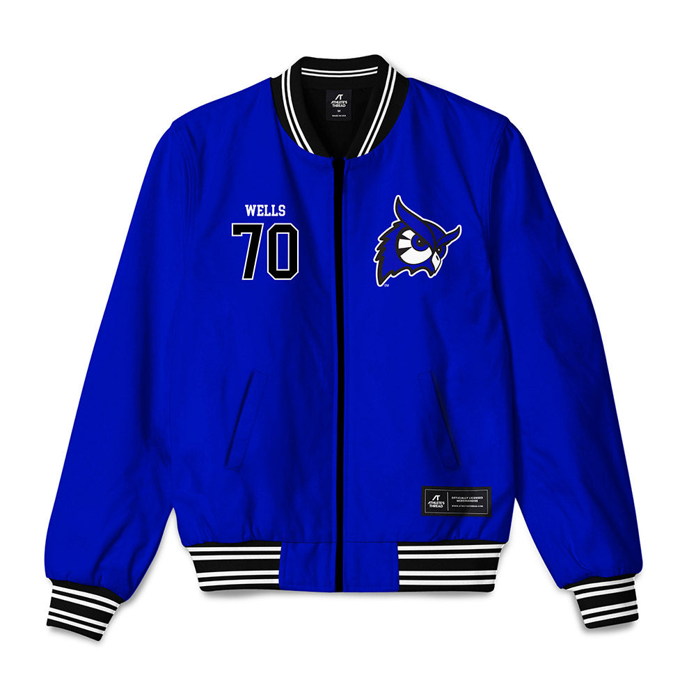 Westfield State - NCAA Football : Chandise Wells - Bomber Jacket-0