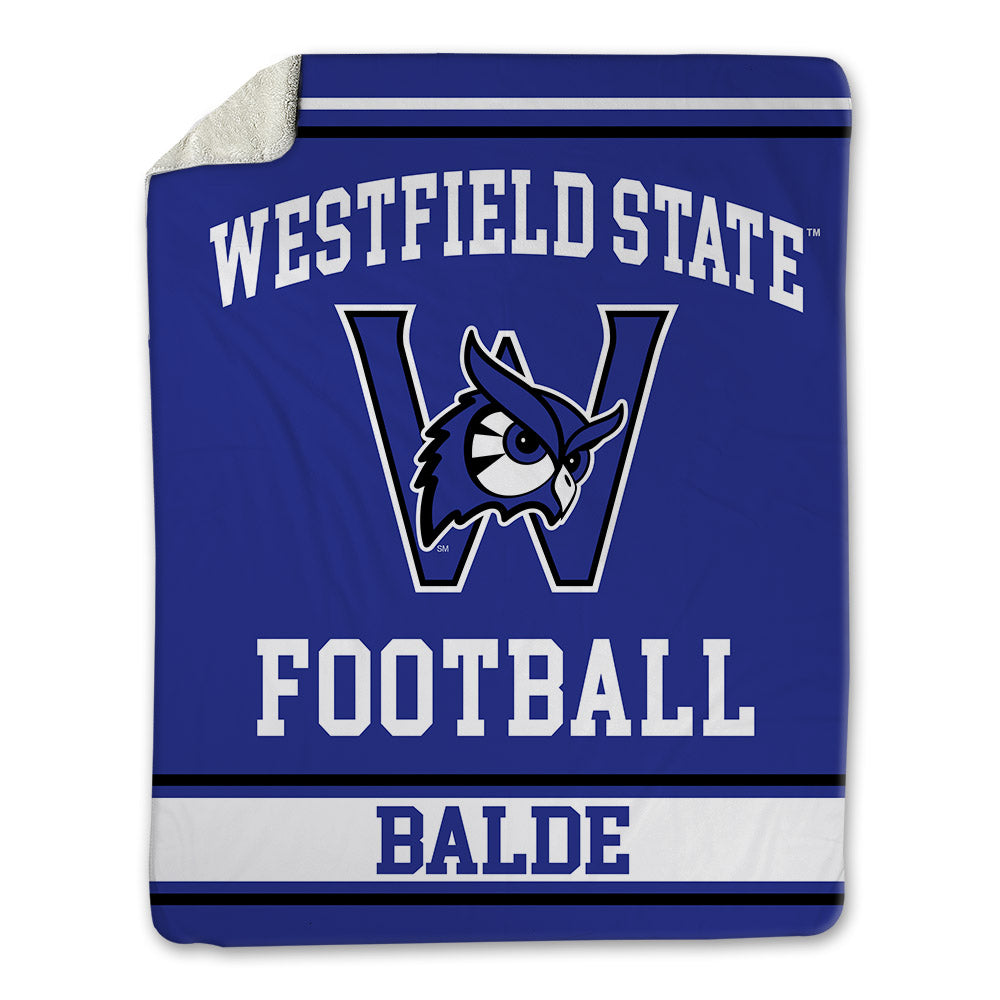 Westfield State - NCAA Football : Jonathan Balde - Blanket-0