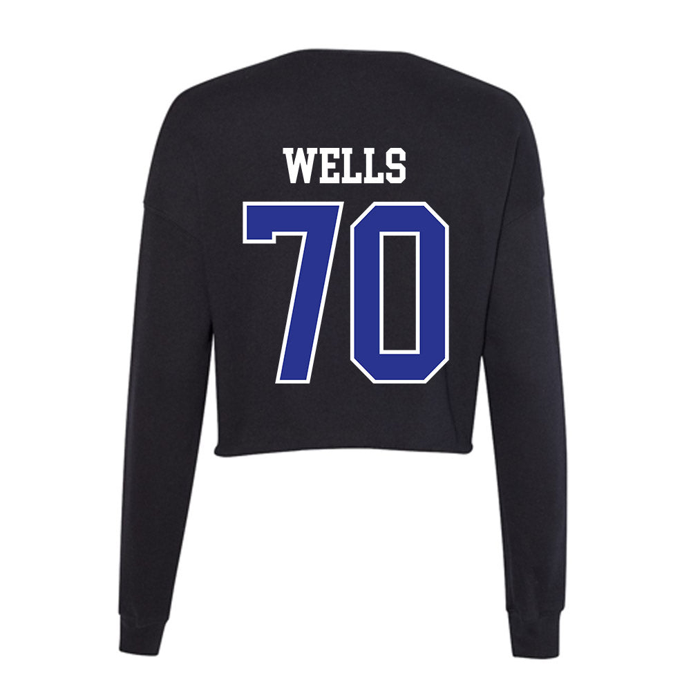 Westfield State - NCAA Football : Chandise Wells - Women's Cropped Crew Fleece-1