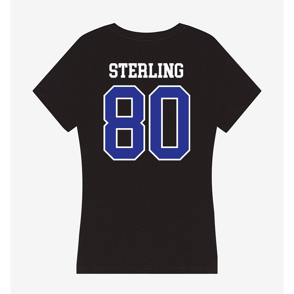 Westfield State - NCAA Football : Jordan Sterling - Women's V-Neck T-Shirt-1