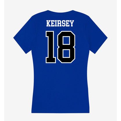 Westfield State - NCAA Football : Dorian Keirsey - Women's V-Neck T-Shirt-1