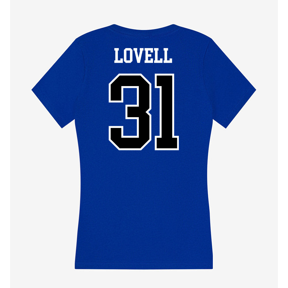 Westfield State - NCAA Football : Eric Lovell - Women's V-Neck T-Shirt-1