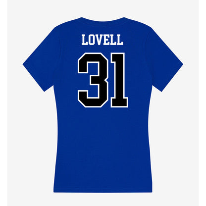 Westfield State - NCAA Football : Eric Lovell - Women's V-Neck T-Shirt-1