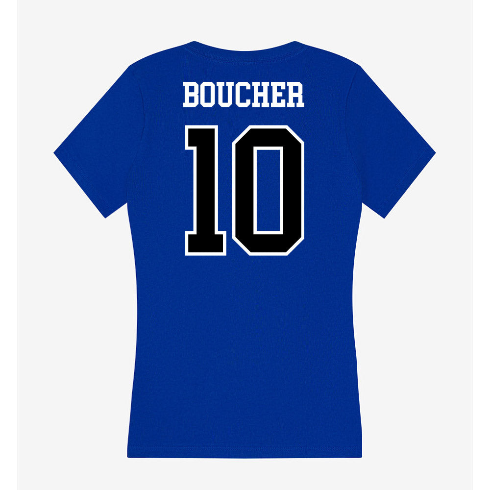 Westfield State - NCAA Football : Nick Boucher - Women's V-Neck T-Shirt-1