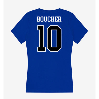 Westfield State - NCAA Football : Nick Boucher - Women's V-Neck T-Shirt-1