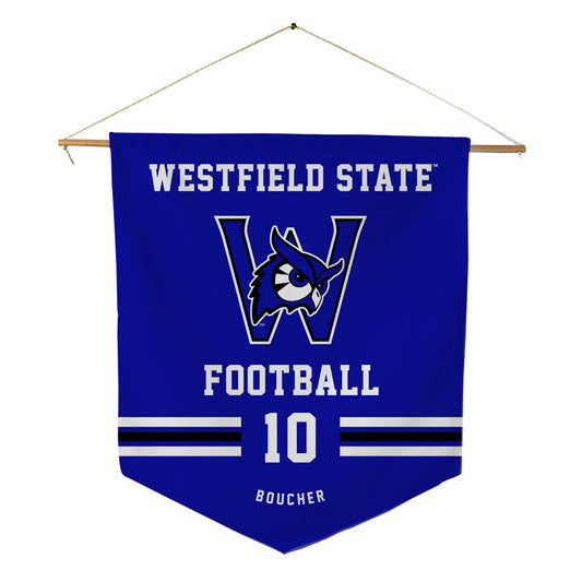 Westfield State - NCAA Football : Nick Boucher - Pennant - 18" x 21"-0