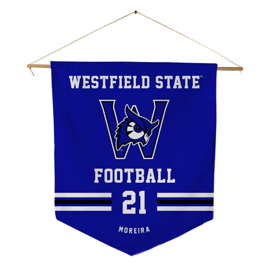 Westfield State - NCAA Football : Kevin Moreira - Pennant - 18" x 21"-0