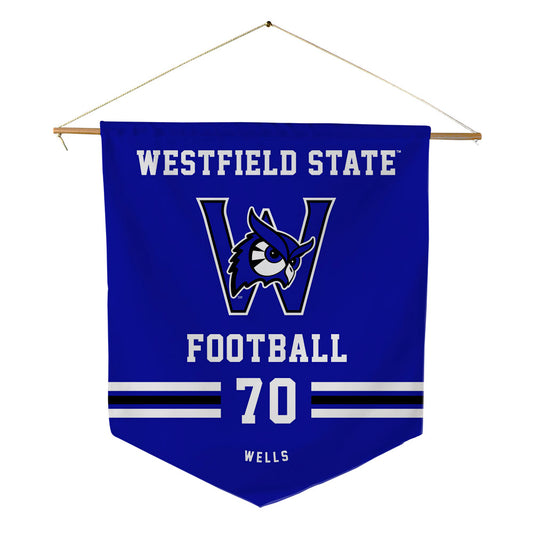 Westfield State - NCAA Football : Chandise Wells - Pennant - 18" x 21"-0
