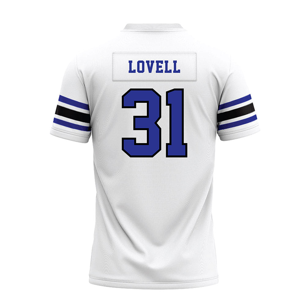 Westfield State - NCAA Football : Eric Lovell - White Premium Football Jersey-1
