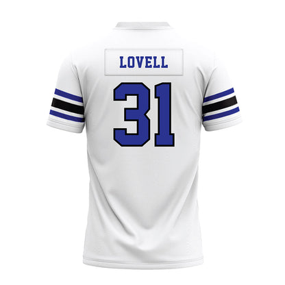 Westfield State - NCAA Football : Eric Lovell - White Premium Football Jersey-1