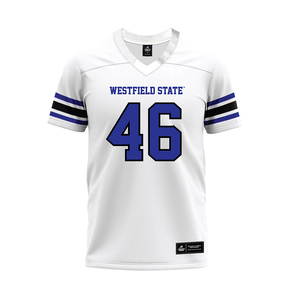 Westfield State - NCAA Football : Nick Gauger - White Premium Football Jersey-0