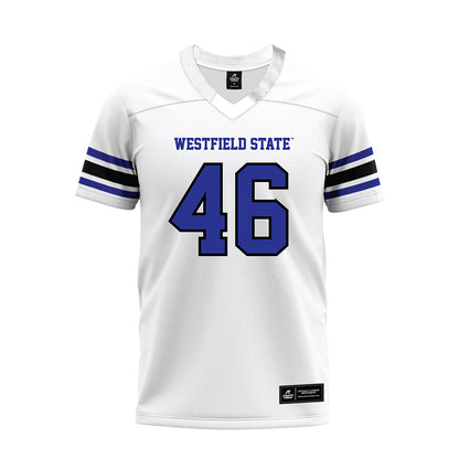 Westfield State - NCAA Football : Nick Gauger - White Premium Football Jersey-0