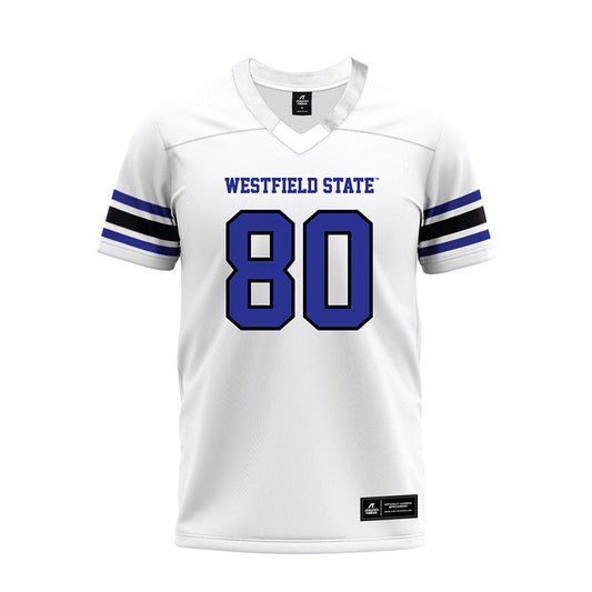 Westfield State - NCAA Football : Jordan Sterling - White Premium Football Jersey-0