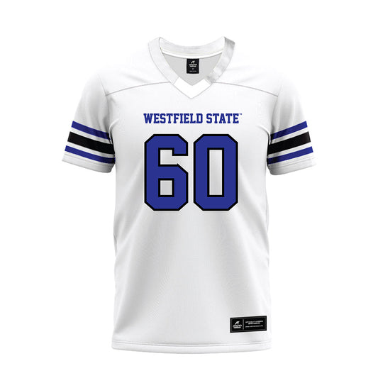 Westfield State - NCAA Football : Dylan Rosario - White Premium Football Jersey-0