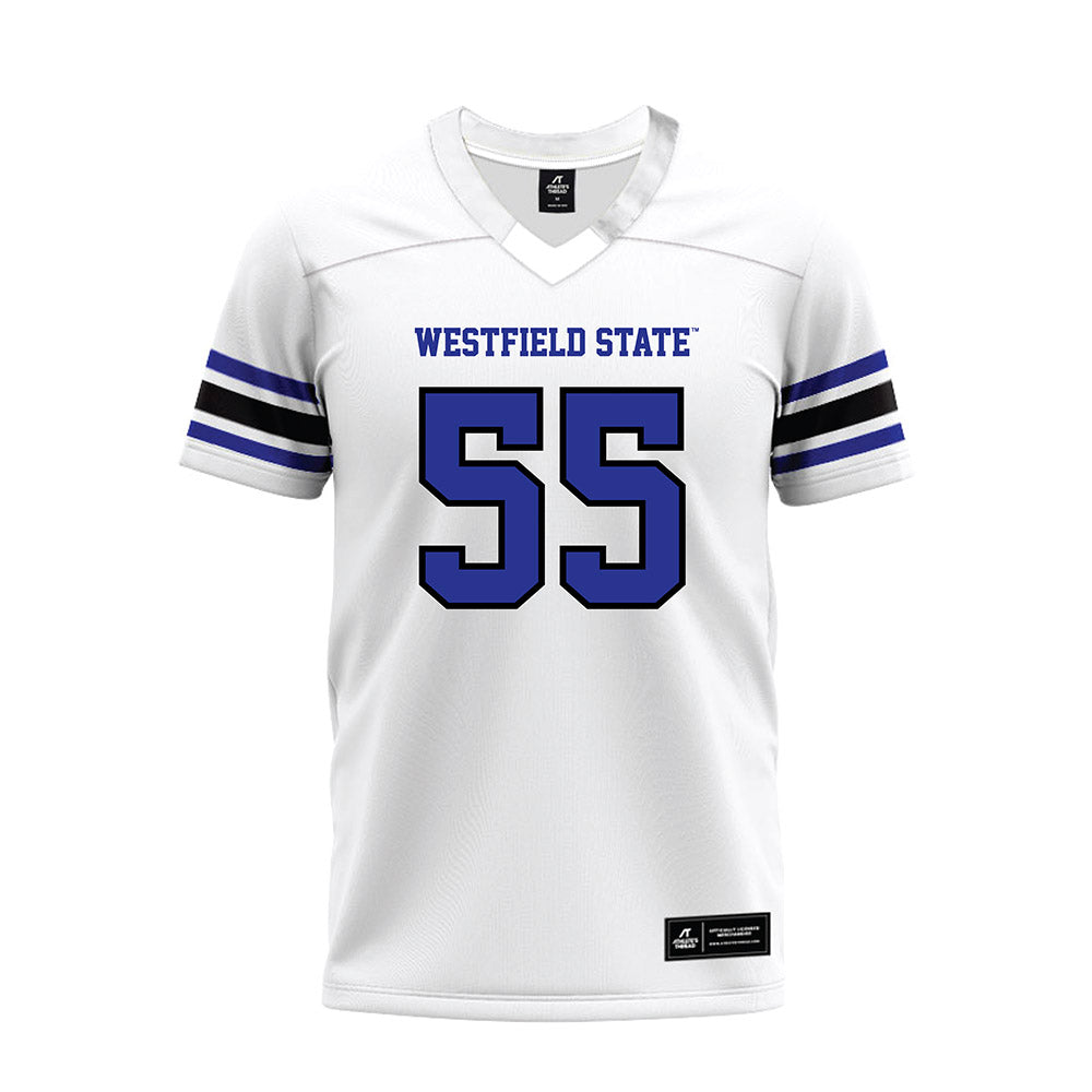 Westfield State - NCAA Football : Jonathan Balde - White Premium Football Jersey-0