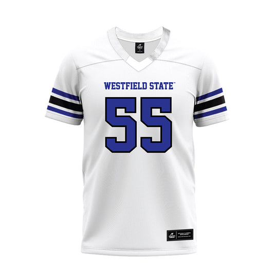 Westfield State - NCAA Football : Jonathan Balde - White Premium Football Jersey-0