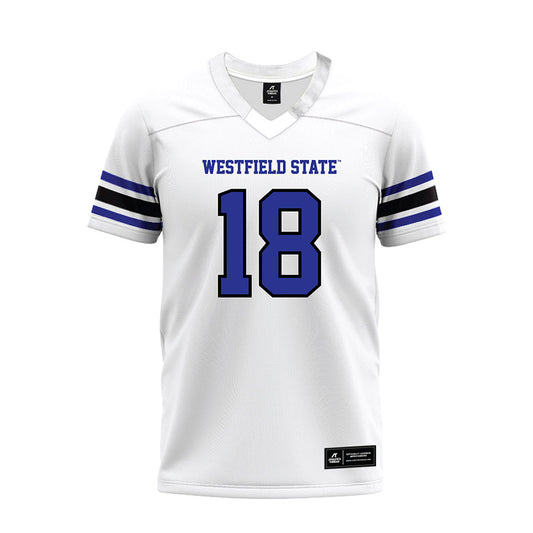 Westfield State - NCAA Football : Dorian Keirsey - White Premium Football Jersey-0