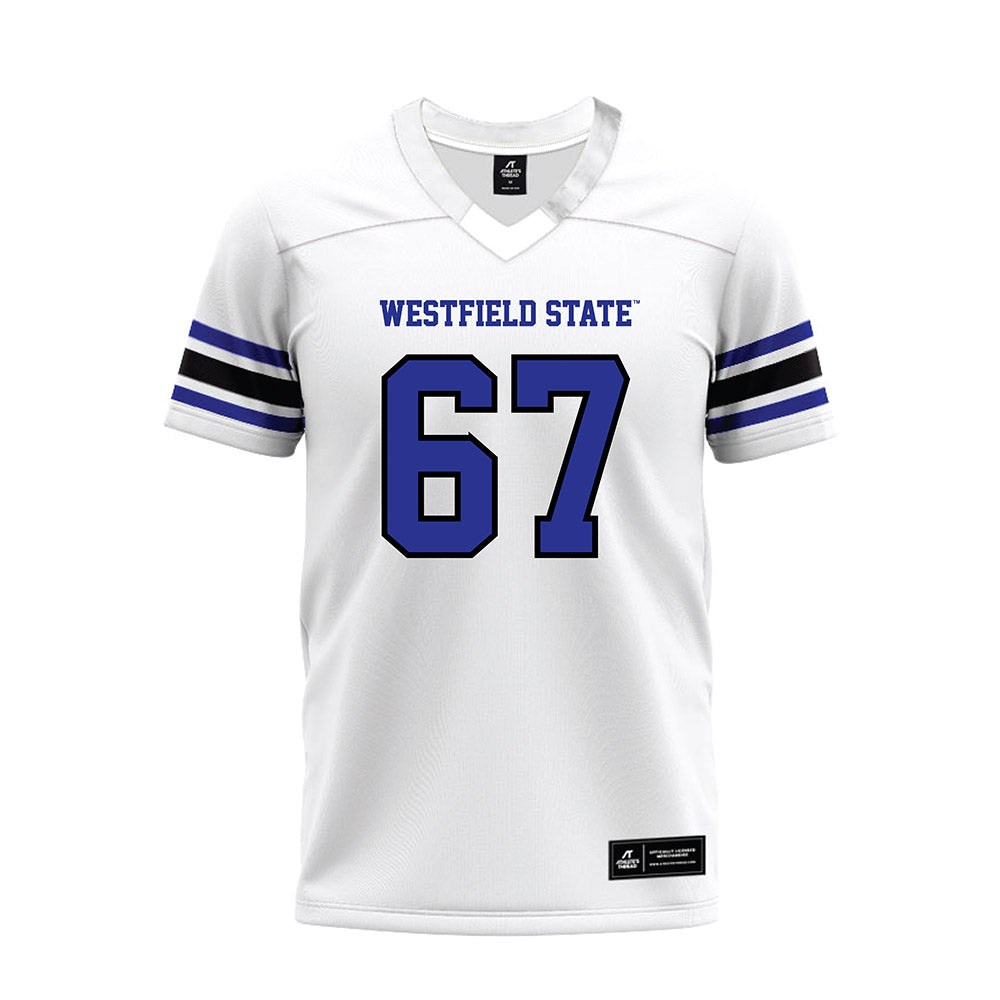 Westfield State - NCAA Football : Mauricio Duran - White Premium Football Jersey-0