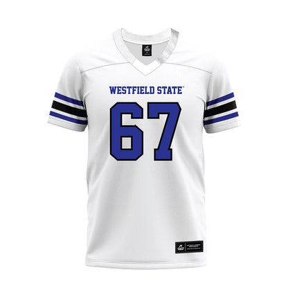 Westfield State - NCAA Football : Mauricio Duran - White Premium Football Jersey-0
