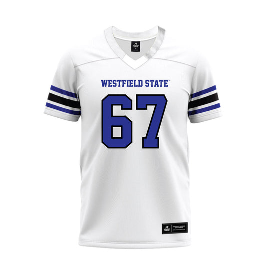 Westfield State - NCAA Football : Mauricio Duran - White Premium Football Jersey-0
