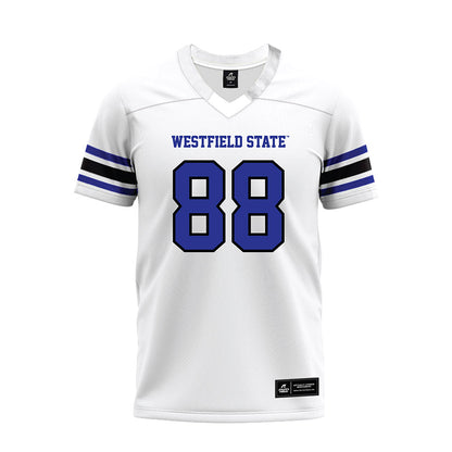 Westfield State - NCAA Football : Charles Ohlson - White Premium Football Jersey-0