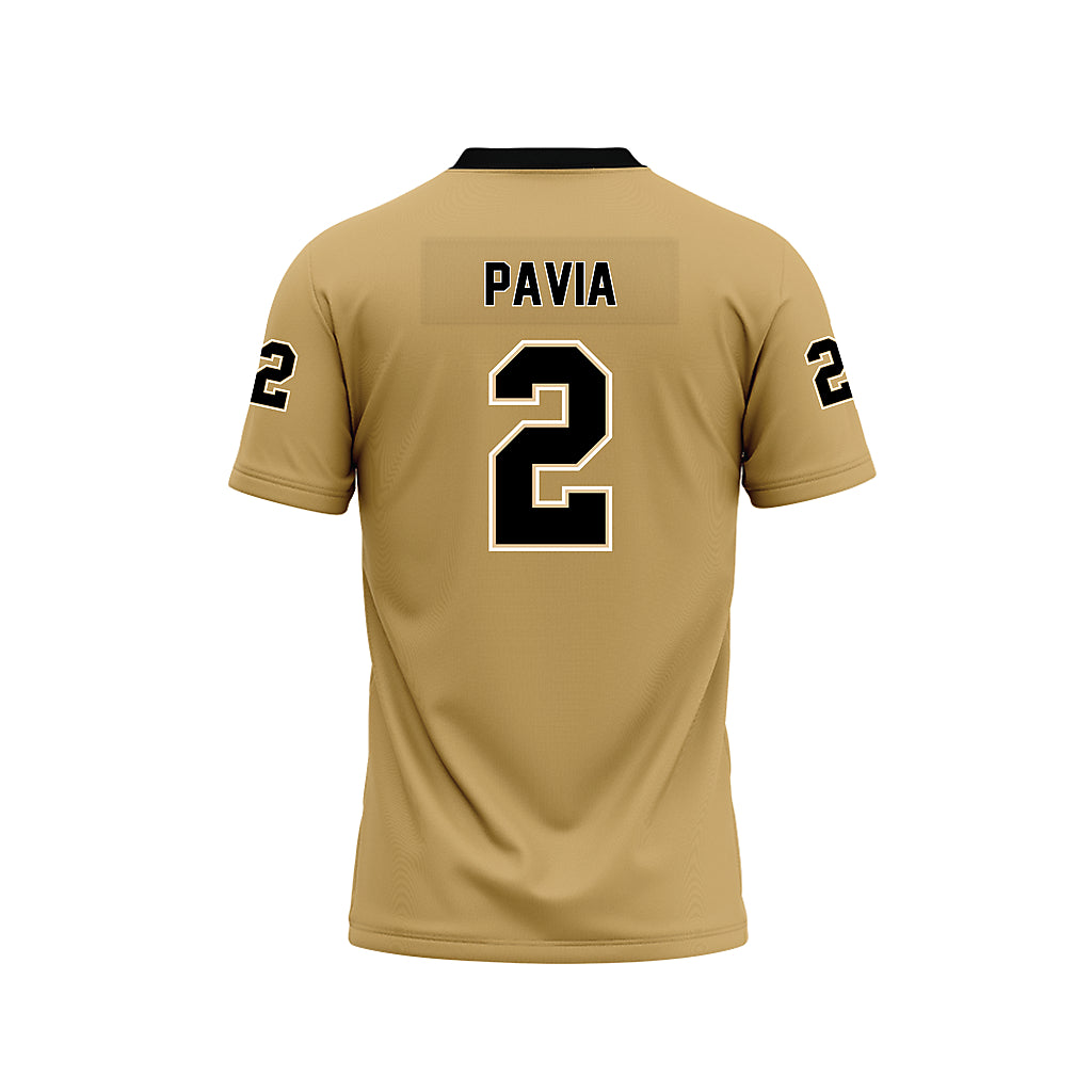Vanderbilt - NCAA Football : Diego Pavia - Gold Heisman Finalist Premium Football Jersey-1