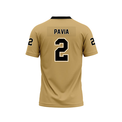 Vanderbilt - NCAA Football : Diego Pavia - Gold Heisman Finalist Premium Football Jersey-1