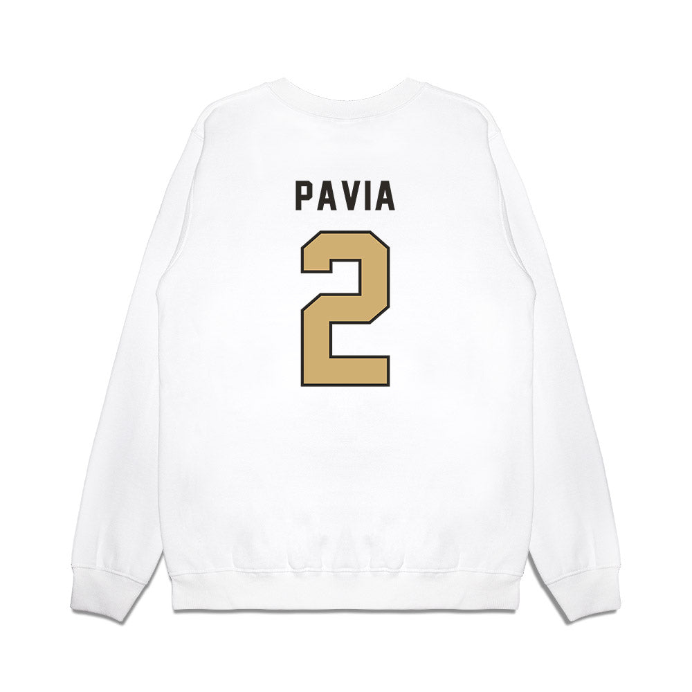 Vanderbilt - NCAA Football : Diego Pavia - Heisman Finalist Premium Crewneck Sweatshirt-1