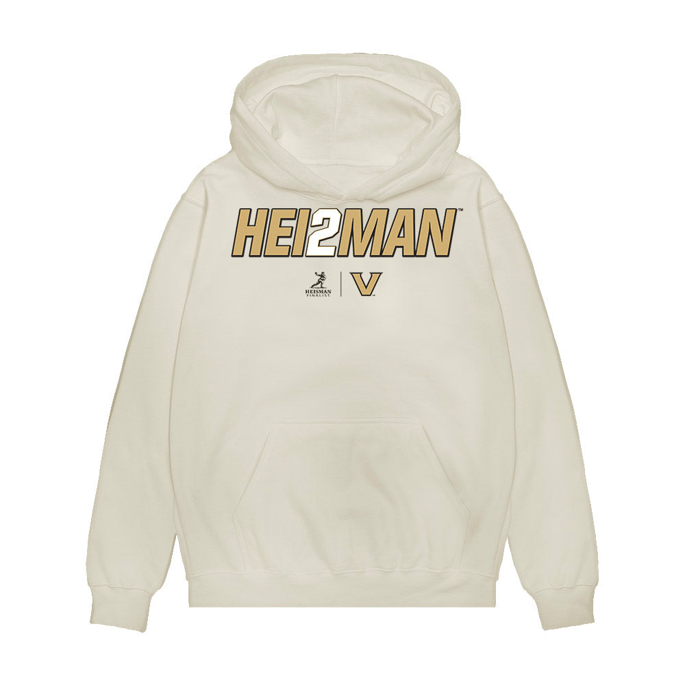 Vanderbilt - NCAA Football : Diego Pavia - Heisman Finalist Premium Hooded Sweatshirt-0