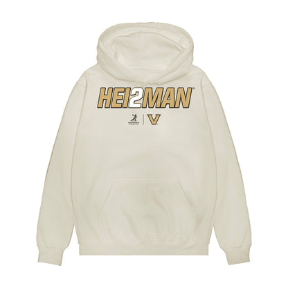 Vanderbilt - NCAA Football : Diego Pavia - Heisman Finalist Premium Hooded Sweatshirt-0