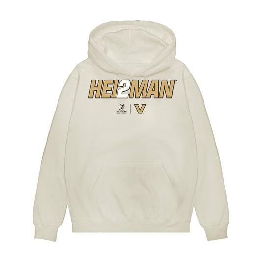 Vanderbilt - NCAA Football : Diego Pavia - Heisman Finalist Premium Hooded Sweatshirt-0