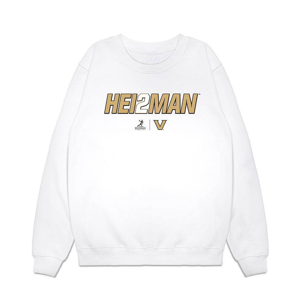 Vanderbilt - NCAA Football : Diego Pavia - Heisman Finalist Premium Crewneck Sweatshirt-0